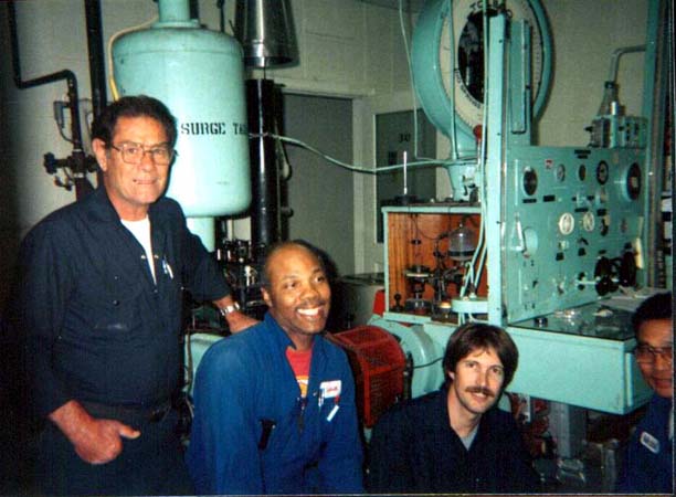 The Engine Gang, Kent Thorington, Bruce Lockett, John Runyard & Gene Carranza.